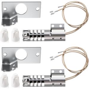 Hortsun 2 Set Gas Range Oven Igniter Replacement Compatible with GE WB2X9154 WB13K10027 XL44-120V Ignitor for Gas Stove & Broiler Models