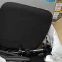 Home Office Desk Chairs, Ergonomic Office Chair with Lumbar Support & 3D Headrest, Computer Desk Chair with Flip-up Armrests, Perfect for Office or Study, Black/Silver