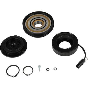 ECCPP A/C Compressor Clutch 2005-2007 Fit for Hyundai Tucson 2.0L AC Compressor Clutch Assembly Kit Pulley Coil Set