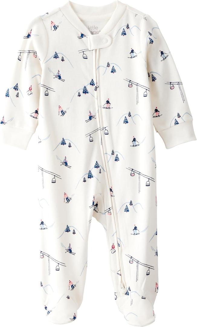 little planet by carter's unisex-baby Sleep and Play Made With Organic Cotton, 3 Months