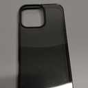 TORRAS Crystal Clear for iPhone 16 Pro Max Case, [Anti-Yellowing][Military-Grade Protection], Slim Translucent Anti-Scratch Back, Soft Bumper, Non-Slip Protective Phone Cover, Translucent Black 6.9"