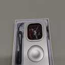 Aluminum Alloy Case for Apple Watch 49mm 44mm 45 46 42 40 41mm-Turn Your Apple Watch into a Smartphone,Retro iPod Style Metal Protective Cover with Click Wheel (Silver, 49mm- Ultra 3 2 1)