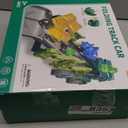 IHAHA 10 in 1 Dinosaur Truck Toys with 9 Dino Cars for Kids 3-5 Years, Dino Carrier Truck with Foldable Track, Spray, Light & Sounds, Birthday Gifts for Toddlers Boys Girls 3 4 5 6 7 8 Years Old