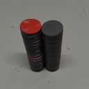 Adhesive Magnets - Ferrite Magnetic - Round Disc - Strong Sticky Adhesive Backing - Ceramic Magnet Ideal for DIY, Craft, Kitchen (1"x0.15")