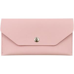 PU Leather Cash Envelope Wallet Money Pouch Organizer Small Cash Stuffing Wallet Check Envelopes Dollar Bill Holder Slim Budget Wallet for Women Men Pink