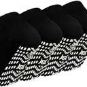 ZAKASA Non-Slip Grip Socks for Men: Non Skid Grippy Socks Anti Slip Gripper for Elderly Hospital Yoga Pilates
