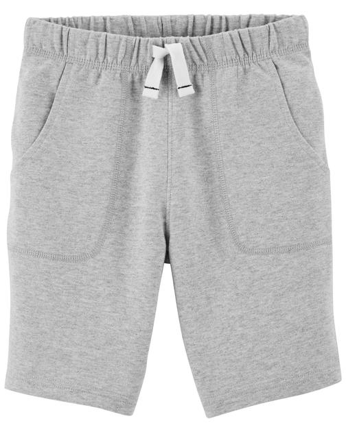 The Children's Place Boys' Pull on Jogger Shorts Size 5 Grey