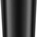 Universal Knife Block for Kitchen, WELLSTAR Knife Holder without Knives, Safe Space Saver Large Volume Stable Knife Storage with Scissors and Sharpening Rod Slot, Detachable for Easy Cleaning - Black