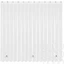 Clear Shower Curtain Liner, Premium PEVA, 72"x72", 100% Waterproof with Rustproof Grommets, Weighted, Quick Dry, Modern Style, 12 Hooks Included, Lightweight Standard Size,Odorless Plastic, Luxury
