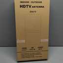 2025 Upgraded TV Antenna for Smart TV, 1800+ Miles Range Strongest for Local Channels with Amplifier Signal Booster, Waterproof Design, 33FT Coax Cable-Support 4K 1080p TV Antenna Indoor Ourdoor (Black)