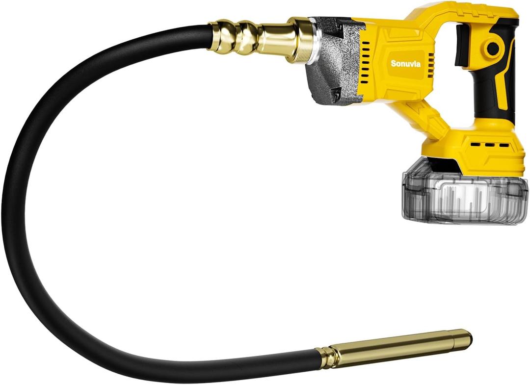 Cordless Concrete Vibrator Compatible with DeWalt 20V, For Dewalt 20V