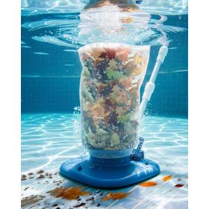 Rechargeable Pool Leaf Vacuum with Telescopic Pole, 83GPM Powerful Suction Cordless Pool Skimmer for Inground & Above Ground Pools with 6.6Gal Leaf Catcher Bag for Heavy Debris Areas