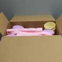 Amagoing Easel for Kids, Adjustable Standing Art Easel for Toddler, Double Side White Chalk Board with Painting Accessories, Birthday Christmas Gift for Little Girls and Boy Age 3 4 5, Pink