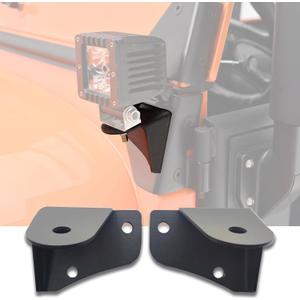 Lower Windshield Hinge Light Mount Brackets Light Bar Bracket for 76-06 Jeep Wrangler TJ YJ CJ