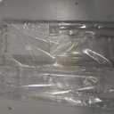 Mahjong Racks with Pushers, 20 Inch Non-Slip Set of 4,Clear, 20" x 3.2" x 1.1"