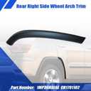 SecosAutoparts Passenger Side Rear Right Door Wheel Molding Trim 1MP36RXFAE, Fit for Jeep Grand Cherokee 2011-2021 Replace CH1791102 Wheel Arch Trim