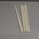 flamecan Ivory Taper Candles, Set of 20 Unscented and Smokeless 10 Inch Taper Candles Long Burning, Paraffin Wax with Cotton Wicks for Burning Approxinately 7-8 Hours Time