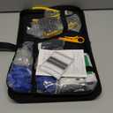 RJ45 Crimp Tool, Ethernet Crimper Tool Kit With CARRYING CASE, All-In-One Pass Through Network Cable Tool For Cutting, Stripping, Crimping Cat5 Cat6 RJ45 RJ11 RJ12  Ideal For Home DIY, IT Technicians