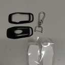 QBUC for Ford Key fob Cover,ABS Plastic Car Key Case Protector with Keychain Compatible with with Ford Fusion F-150 Edge Explorer Mustang Lincoln MKZ MKC 4/5 Buttons Smart Key(Black)