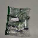 12 Pack 2 oz Glass Shot Mini Bottles with Black Lids - Reusable Leakage-Proof Small Clear Jar for Ginger, Wellness Shot, Juice, Sample, Whiskey, Essentials - Wide Mouth Containers, Dishwasher Safe