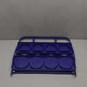 PRETYZOOM Beer Holder Carrier Beverage Organizer Ktv Bar Accessory Storage Basket Non-Skid Handle Compact Design (Blue)