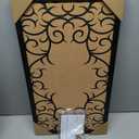 GASAR, Extra Thick, Cork Board for Walls, Bulletin Board, Pinboard, Decorative, Solid Frame, Install Horizontal or Vertical, for Home and Office, Push Pins Included, 23 x 13 Inches, Black