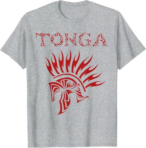 Tonga Tongan Pride Tribal Tattoo T-Shirt (Large)