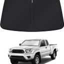 KUST Windshield Sun Shade for Toyota Tacoma 4 Door 2005-2013 2014 2015 Window Accessories Sunshade Sun Visor Protector Foldable Block UV Rays