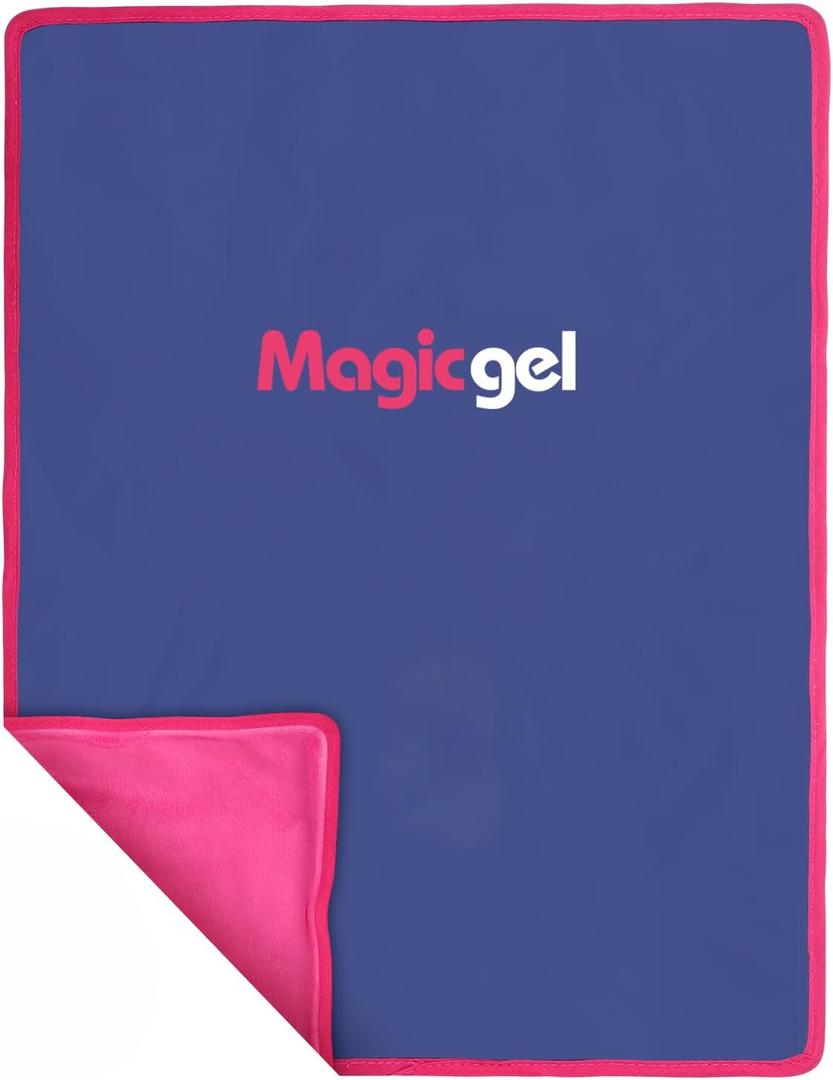 Magic Gel Ice Packs for Injuries Reusable (15" x 11") - Large Ice Pack - Flexible Cold Cooling Pad - Gel Pack for Shoulder, Back, Hip, Knee, Leg, Lower Back