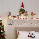 3Pcs Christmas Tree Topper Red Funny Cardinal Bird Glass Tree Topper Christmas Tree Outdoor Decor for Xmas Holiday New Year Home Decoration