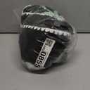 Autumn and winter women's wide sleeved cardigan jacket, scarf decoration button cardigan, woolen jacket (black,Small)