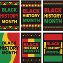 ReliThick 12 Pcs Black History Month Posters 12x18 Inch African American Poster Black History Month Wall Decor for Classroom Wall Art Decoration