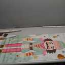 4PCS Nutcracker Christmas Decorations - Nutcracker Door Banner Pink Soldier Model Hanging Porch Sign Banner Xmas Backdrop for Wall Fireplace Holiday Party Garden Indoor Outdoor Decorations