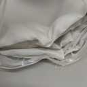 WELTRXE No Hook Shower Curtain with Snap in Liner, 230GSM Waterproof Fabric Hotel Luxury Weighted Bath Curtain with See Through Mesh Top Window, Machine Washable, 72 x 74 Inch, Beige