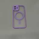 TOCOL Magnetic for iPhone 12 Case, Upgraded [Full Camera Protection] [Compatible with Magsafe] [15FT Military Grade Protection] Bumper for iPhone 12 6.1, Light Purple