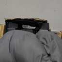 Slendor Camping Cot, Folding Camping Cots for Adults, Portable Sleeping Cot with Carry Bag, 1200D Double Layer Oxford, Camp Cot Bed for Guest Travel, RV, Support 500lbs, Charcoal Grey