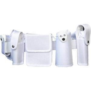 Multi-functional safety tactical modular equipment system formed law enforcement equipment belt set, tactical belt 8-in-1 (White)