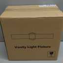 Wall Sconces Set of Two, Modern Bathroom Sconces Wall Lighting with Milky White Glass, Brushed Gold Sconces Wall Decor Set of 2 for Bathroom Mirror Bedroom Living Room Hallway