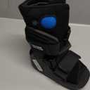 United Ortho USA14115 Short Air Cam Walker Fracture Boot, Medium, Black