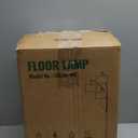 Floor lamp with Remote, 3 Light Arc Floor Lamps for Living Room, 2400LM Tall Standing Floor Lamps with White Shades, 80" Large Floor Lamp for Bedroom, Office