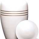 Eternal Harmony Large Urn for Ashes, Adult Male & Female Cremation Vase for Human Ashes, Secure Seal & Velvet Bag, Funeral Vase for Men & Women Up to 200 lbs, 7x11” (Large, Pearl)