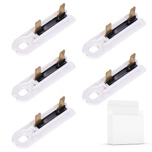 Dryer Thermal Fuse 5 Pack, WP3392519 Replacement for Whirlpool Maytag Kenmore Dryer, Fix No Heat Issue, Easy Install, Value Pack Replaces 3392519 694511 80005