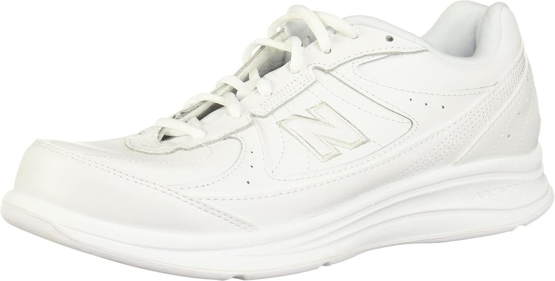 New Balance Women's 577 V1 Lace-up Shoes (8, White)