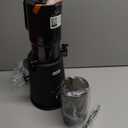 ECOSELF Black Juicer Machines with Wide Mouth, High Juice Yield