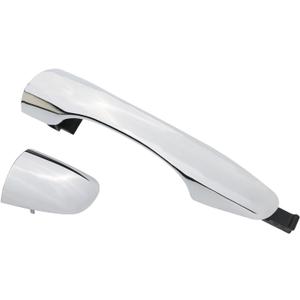 APPERFiT Exterior Door Handle w/End Cap Cover for Rear Door Left Driver Side Chrome Compatible with Kia Sorento 2016 2017 2018 2019 2020 Replaces 82651-C5010 83652-C5010 (RL)