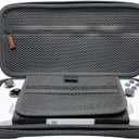 Voikoli Protective Eva Hard Shell Case Compatible with Asus Rog Alloy 7''2023/Asus Rog Ally X 2024,Shockproof,Stylish and Durable Black-b