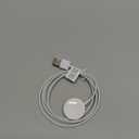 for Apple Watch Charger Magnetic Fast Charging Cable [Portable] Magnetic Wireless Charging Compatible with iWatch Series Ultra/SE/11/10/9/8/7/6/5/4/-[3.3FT] White