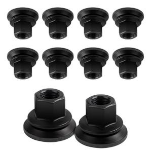 611-936 6509424aa Wheel Lug Nuts Compatible with Dodge/Ram 3500 4500 5500 Models, M14-1.50 Flange - 22mm Hex, 28.5mm Length, Medium, (10pcs)