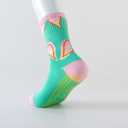 7 x Non-Slip Pilates Socks for Women with Grips  Barre, Yoga, Workout, Studio Grip Socks  Toeless, Breathable, Anti-Skid (One Size, Watermelon)