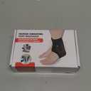 Cordless Ankle Massager for Pain Relief - 3-in-1 Foot Triple Method Massager with 6 Heating and 3 Vibration Levels, 3000mAh Rechargeable Battery, Auto Shut-Off, Gifts for Women Men, Grey